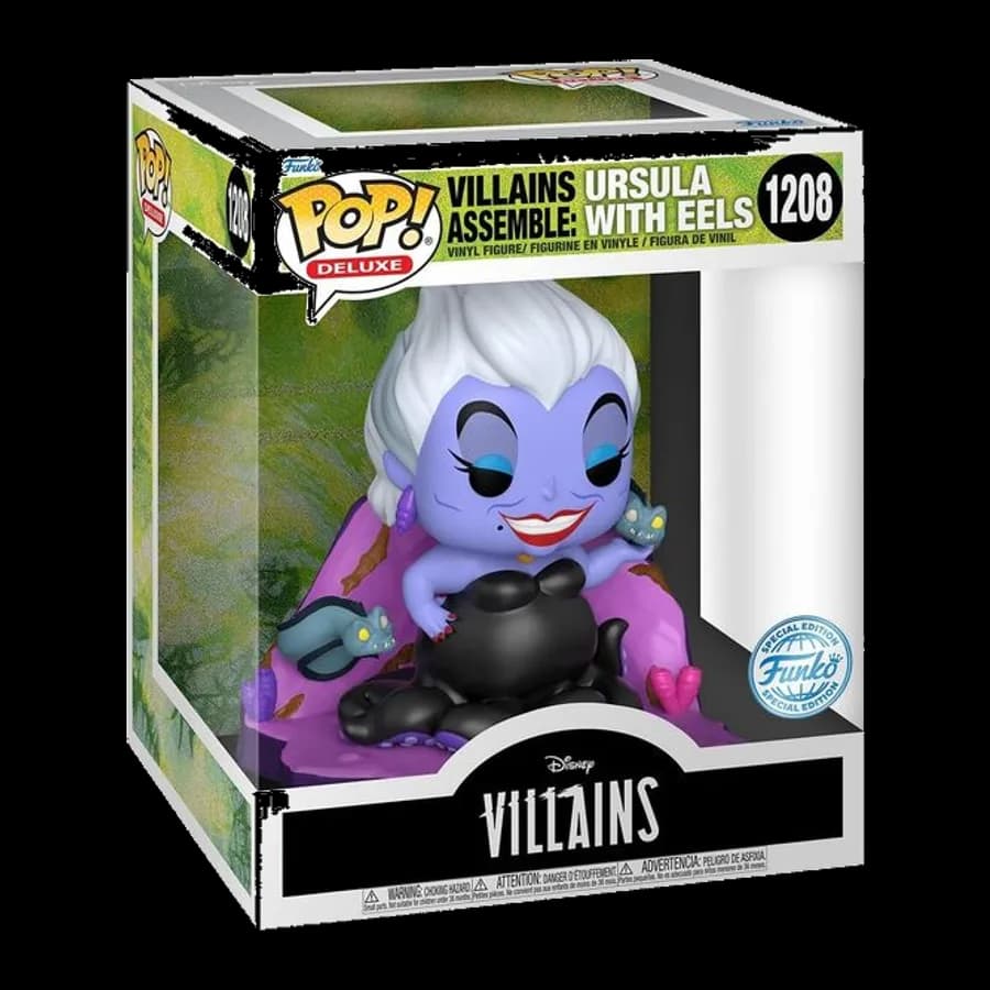 FUNKO POP! DELUXE: DISNEY - VILLAINS ASSEMBLE: URSULA WITH EELS (ASSEMBLE) (SPECIAL EDITION) #1208 VINYL FIGURE