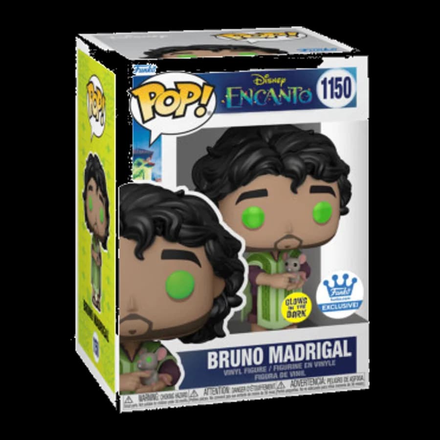 FUNKO POP! DISNEY: ENCANTO - BRUNO MADRIGAL (GLOWS IN THE DARK) (SPECIAL EDITION) #1150 VINYL FIGURE