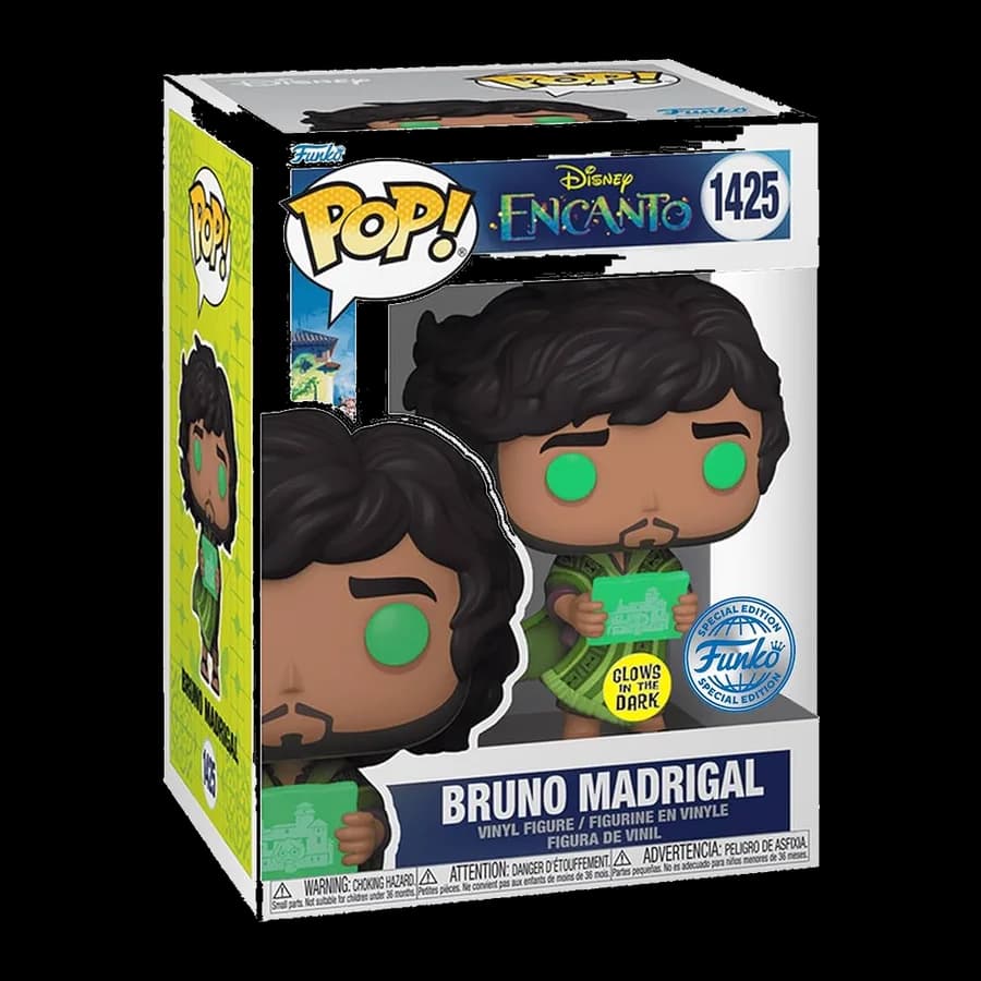 FUNKO POP! DISNEY: ENCANTO - BRUNO MADRIGAL (GLOWS IN THE DARK) (SPECIAL EDITION) #1425 VINYL FIGURE