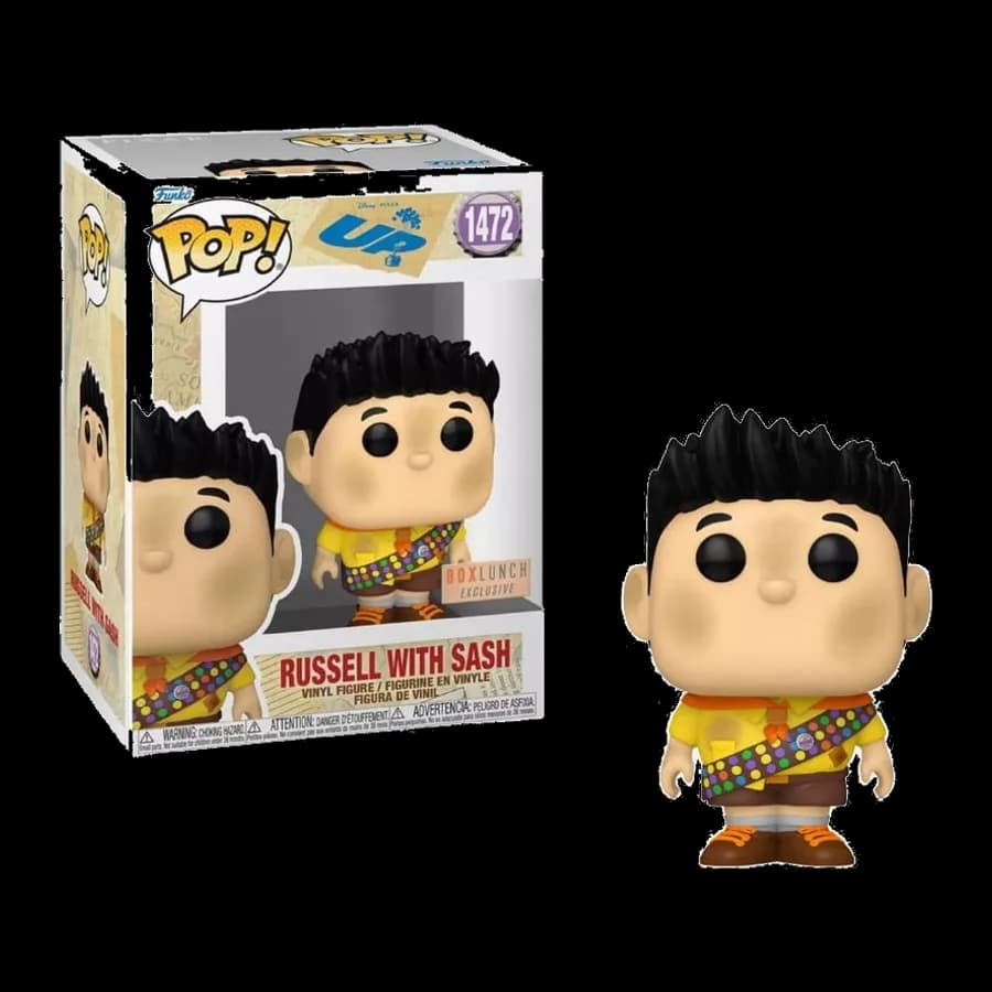 FUNKO POP! DISNEY: UP - RUSSEL WITH SASH (BOX LUNCH EXCLUSIVE) #1472 VINYL FIGURE