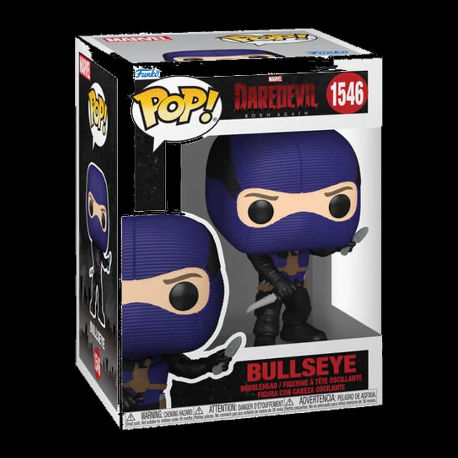 FUNKO POP! MARVEL: DAREDEVIL BORN AGAIN - BULLSEYE #1546 VINYL FIGURE