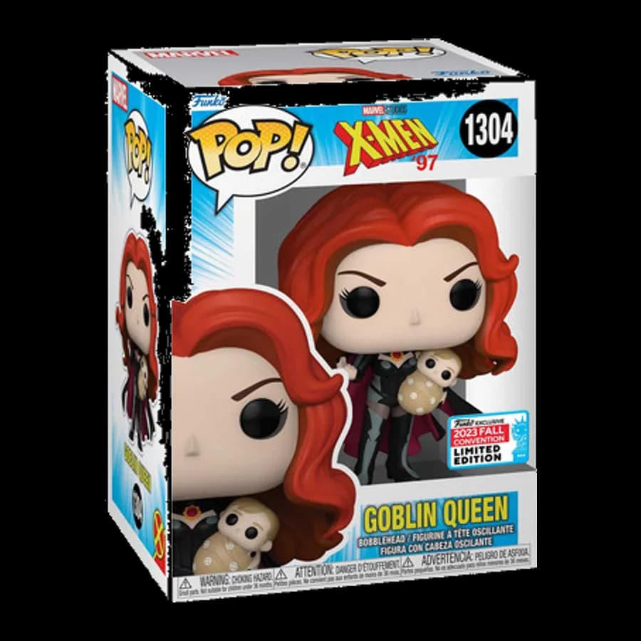 FUNKO POP! MARVEL: X-MEN 97' - GOBLIN QUEEN (Convention Limited Edition) #1304 BOBBLE-HEAD VINYL FIGURE
