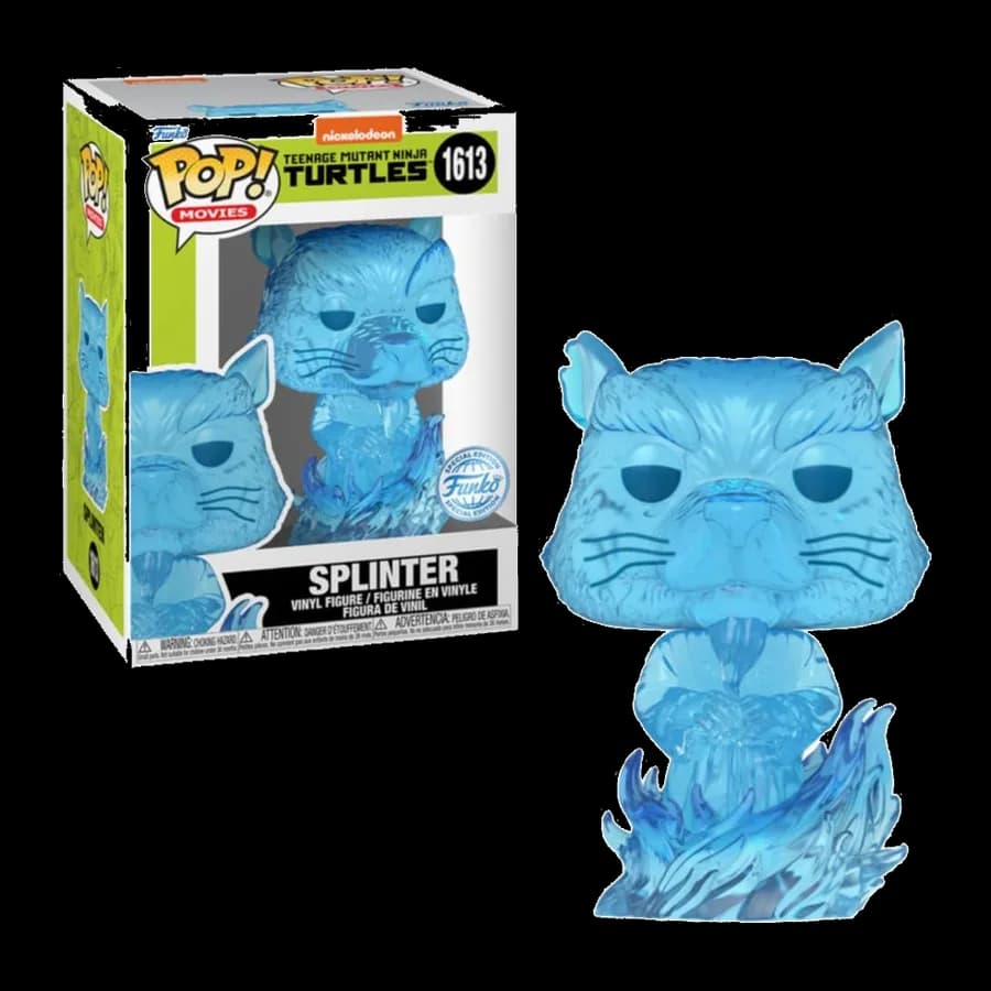 FUNKO POP! MOVIES: TEENAGE MUTANT NINJA TURTLES - SPIRIT SPLINTER (TRANSLUSCENT) (SPECIAL EDITION) #1613 VINYL FIGURE