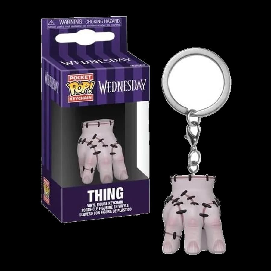 FUNKO POCKET POP! WEDNESDAY - THING VINYL FIGURE KEYCHAIN