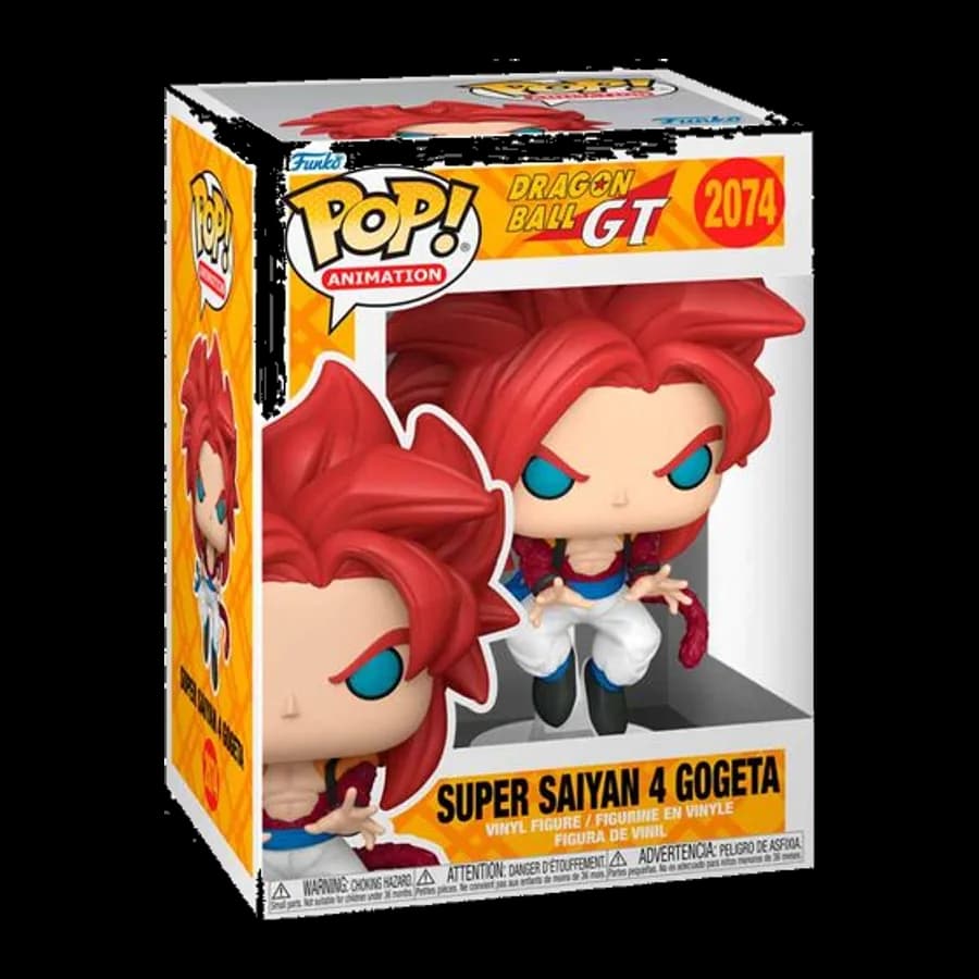 FUNKO POP! ANIMATION: DRAGON BALL GT - SUPER SAIYAN 4 GOGETA #2074 VINYL FIGURE