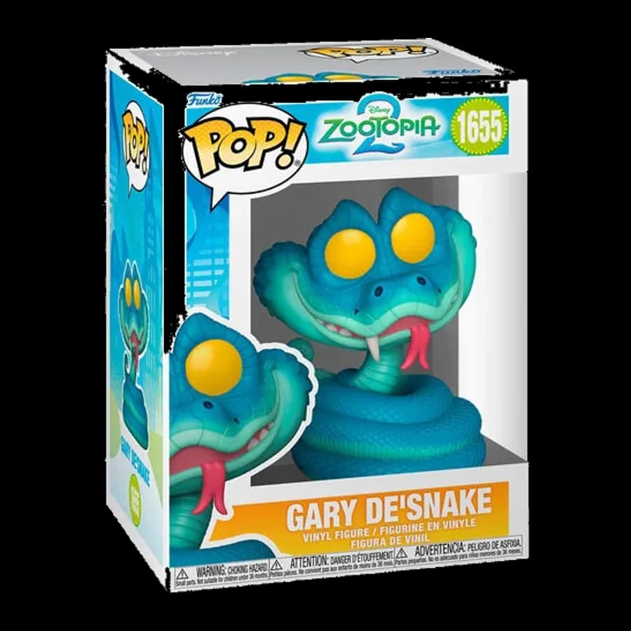 FUNKO POP! DISNEY: ZOOTOPIA 2 - GARY DE SNAKE #1655 VINYL FIGURE