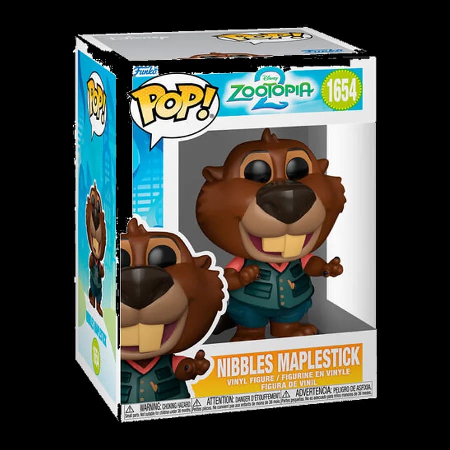 FUNKO POP! DISNEY: ZOOTOPIA 2 - NIBBLES MAPLESTICK #1654 VINYL FIGURE