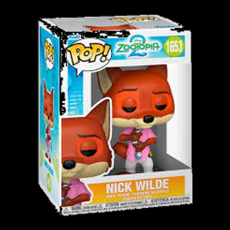 FUNKO POP! DISNEY: ZOOTOPIA 2 - NICK WILDE #1653 VINYL FIGURE