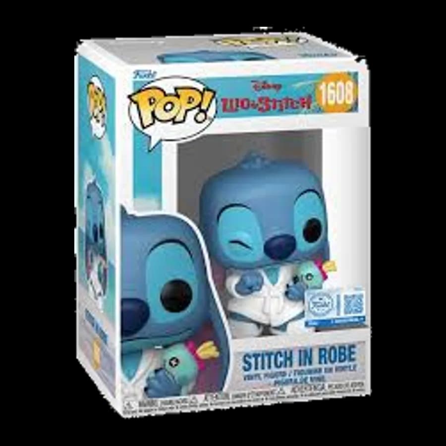 FUNKO POP! DISNEY: LILO & STITCH - STITCH IN ROBE #1608 VINYL FIGURE