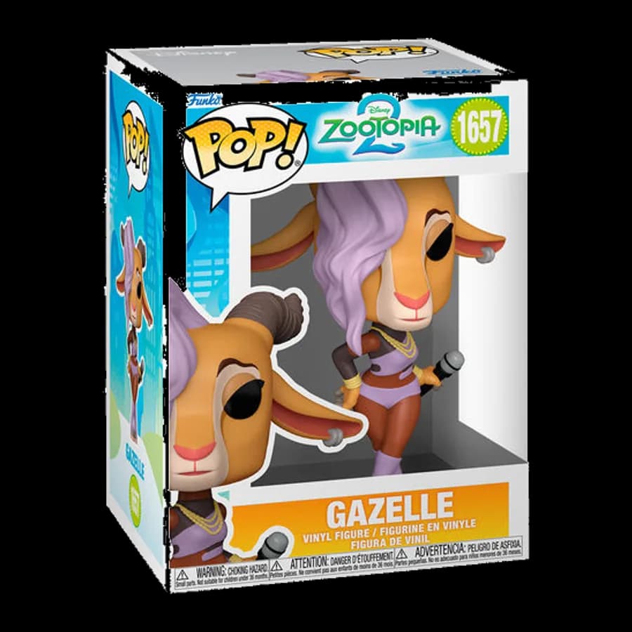 FUNKO POP! DISNEY: ZOOTOPIA 2 - GAZELLE #1657 VINYL FIGURE