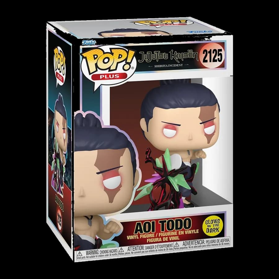 FUNKO POP! PLUS: JUJUTSU KAISEN - AOI TODO (KICK) (GLOWS INT HE DARK) #2125 VINYL FIGURE