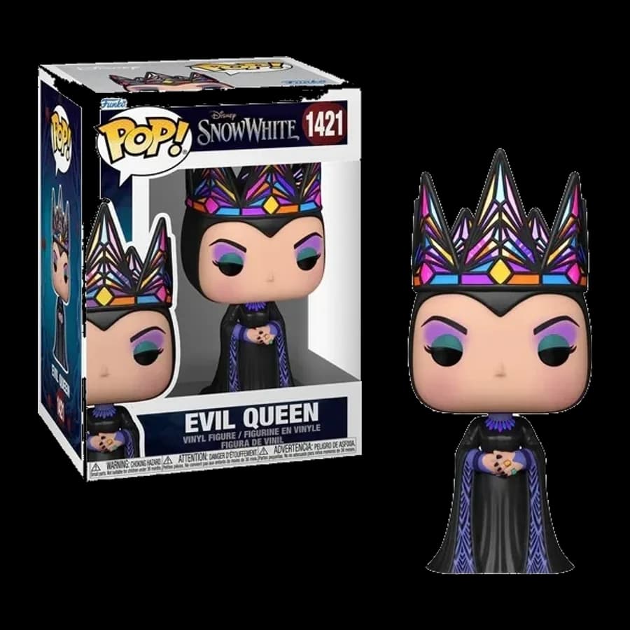 FUNKO POP! DISNEY: SNOW WHITE (LIVE ACTION) - EVIL QUEEN (BLACK) #1421 VINYL FIGURE