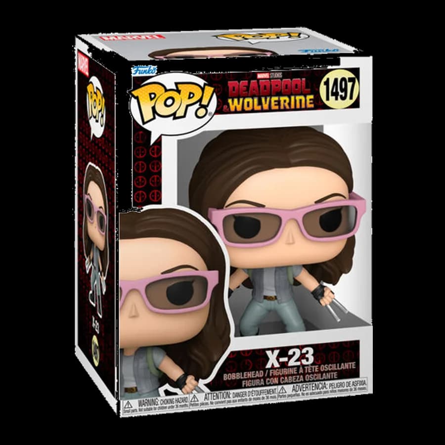 FUNKO POP! MARVEL: DEADPOOL & WOLVERINE - X-23 #1497 BOBBLE-HEAD VINYL FIGURE