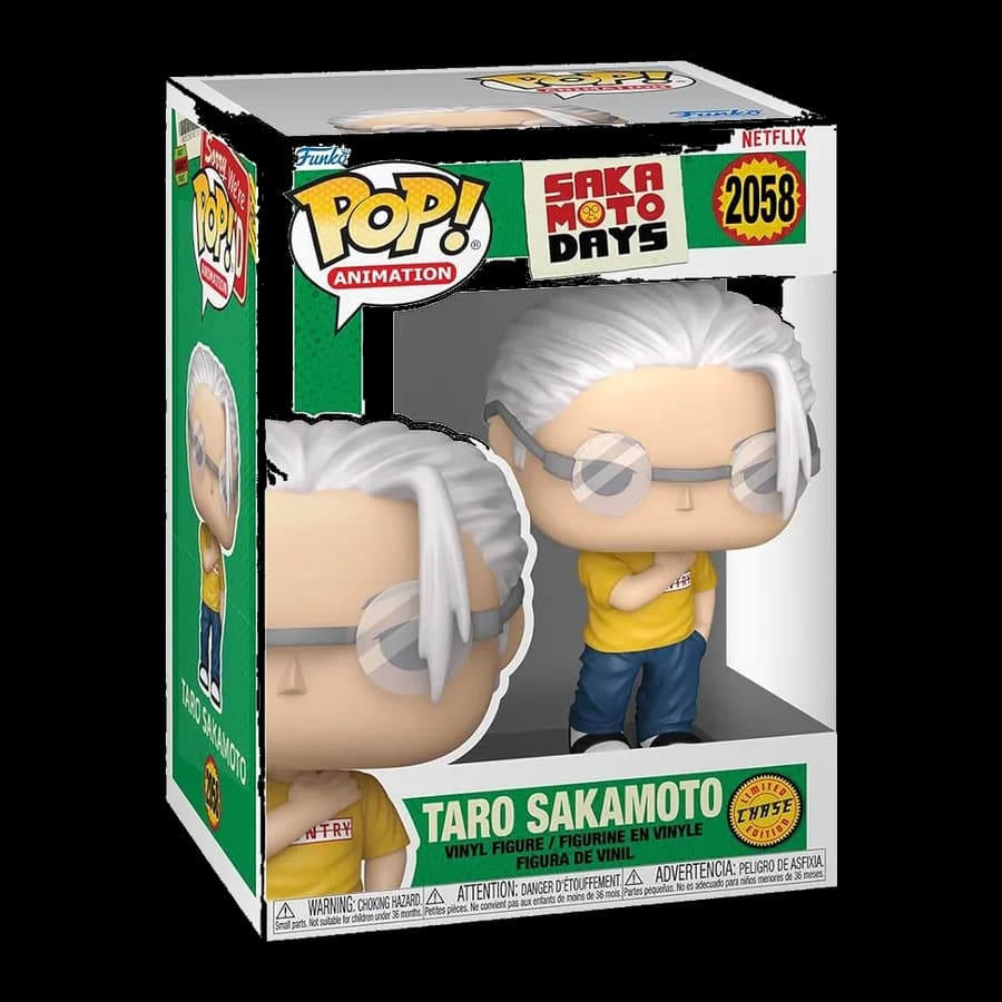 FUNKO POP! ANIMATION: SAKAMOTO DAYS - TARO SAKAMOTO {CHASE EDITION} #2058 VINYL FIGURE