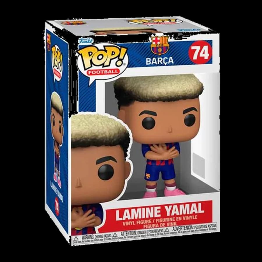 FUNKO POP! FOOTBALL: BARCELONA - LAMINE YAMAL #74 VINYL FIGURE