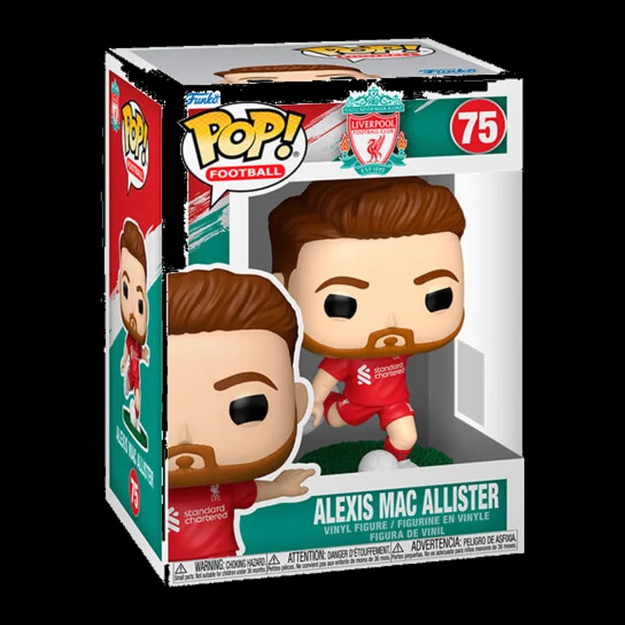 FUNKO POP! FOOTBALL: LIVERPOOL - ALEXIS MAC ALLISTER #75 VINYL FIGURE