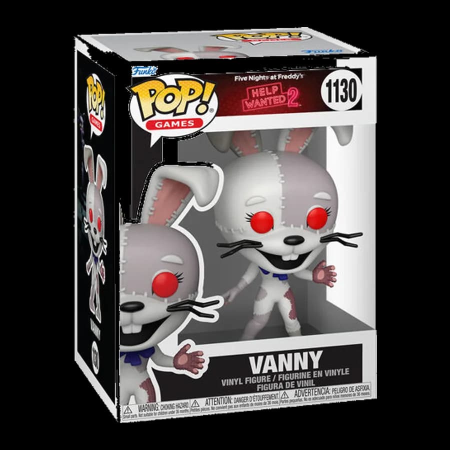 FUNKO POP! GAMES: FIVE NIGHTS AT FREDDY'S HELP WANTED 2 - VANNY #1130 VINYL FIGURE