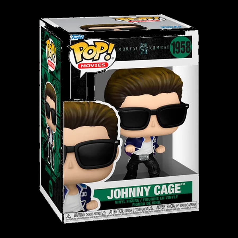 FUNKO POP! MOVIES: MORTAL KOMBAT (2025) - JOHNNY CAGE #1958 VINYL FIGURE