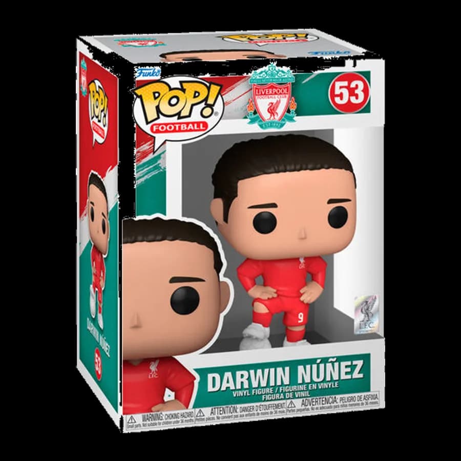 FUNKO POP! FOOTBALL: LIVERPOOL FC - DARWIN NUNEZ #53 VINYL FIGURE