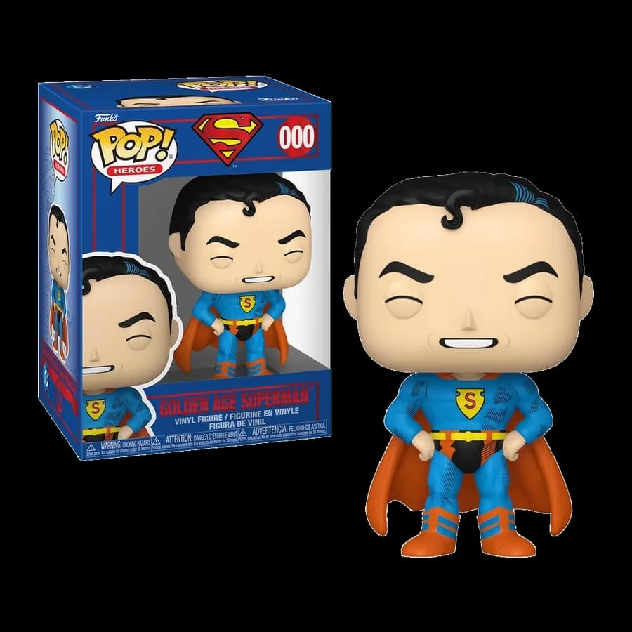 FUNKO POP! HEROES: SUPERMAN - GOLDEN AGE SUPERMAN #609 VINYL FIGURE