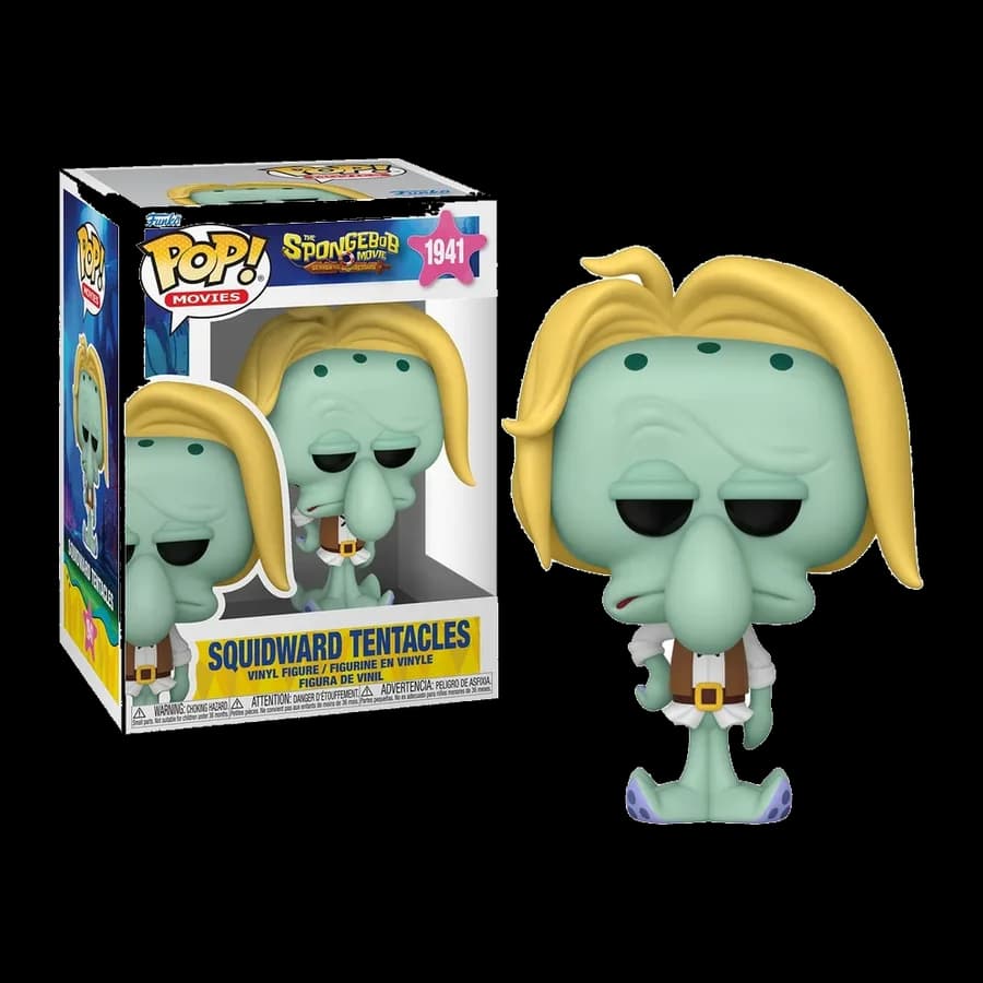 FUNKO POP! MOVIES: THE SPONGEBOB MOVIE: SEARCH FOR SQUAREPANTS - SQUIDWARD TENTACLES #1941 VINYL FIGURE