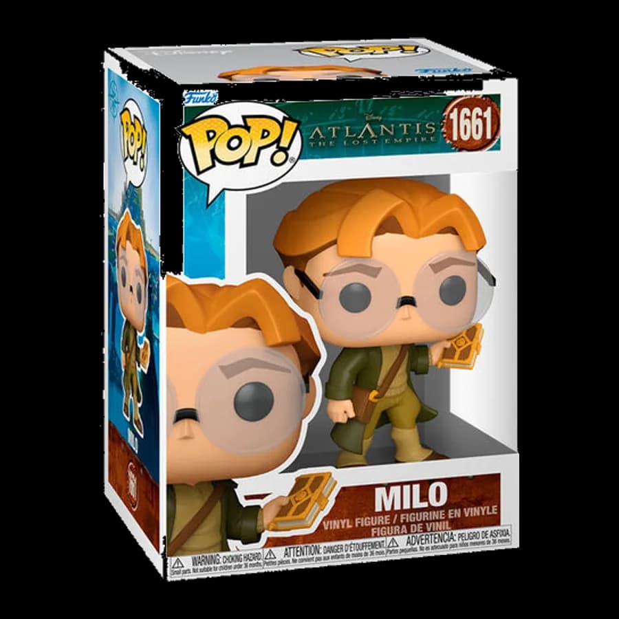 FUNKO POP! DISNEY: ATLANTIS THE LOST EMPIRE - MILO #1661 VINYL FIGURE