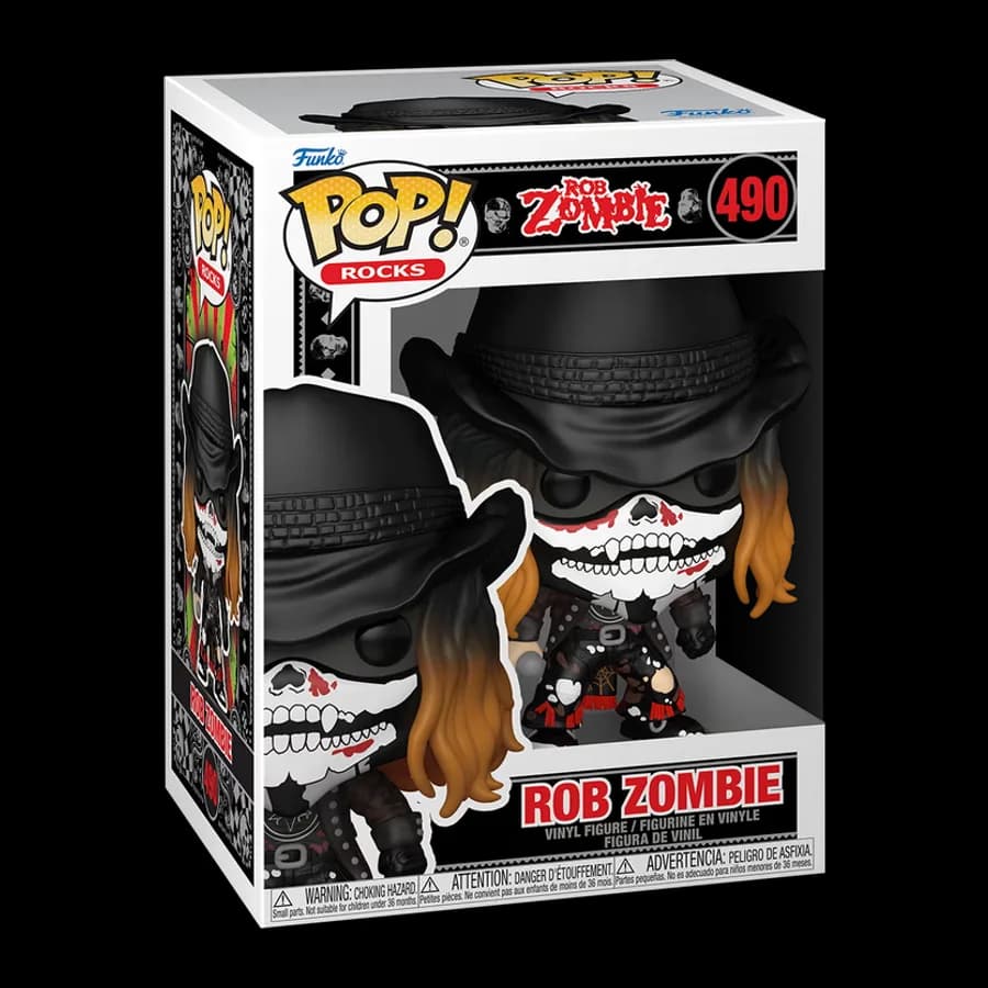 FUNKO POP! ROCKS: ROB ZOMBIE - ROB ZOMBIE (WITH BANDANA) #490 VINYL FIGURE