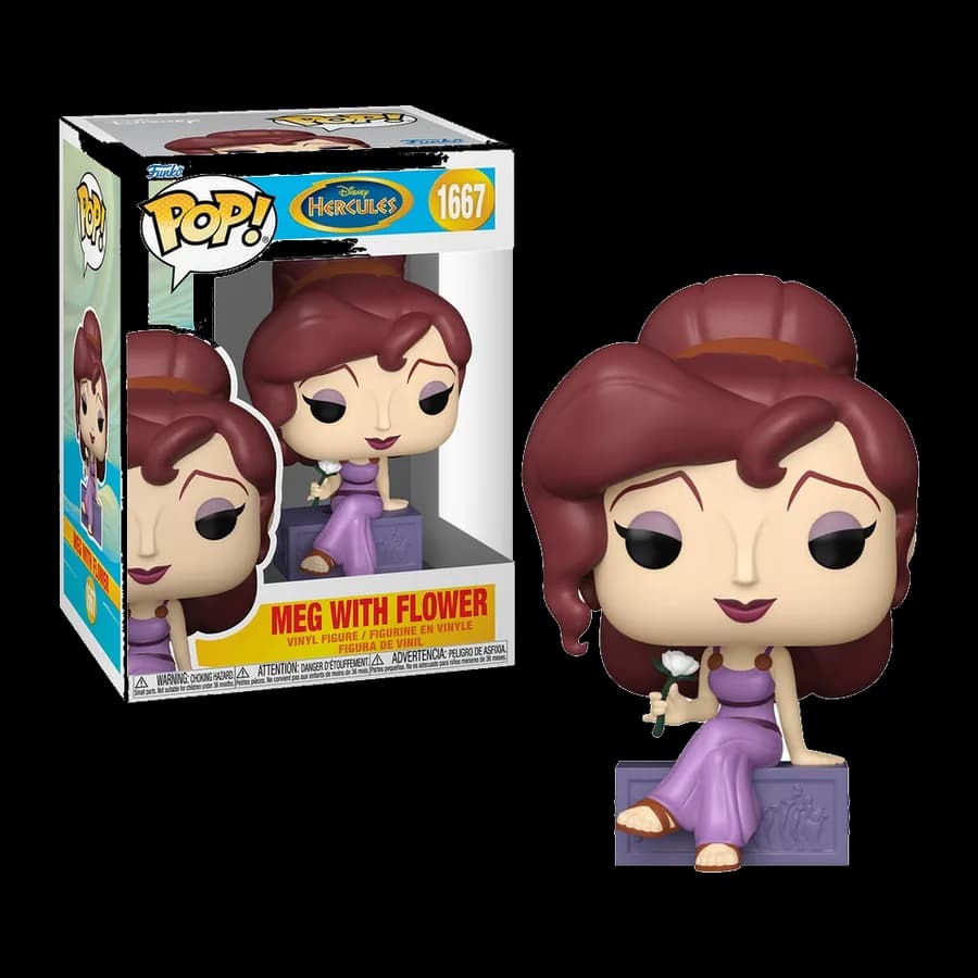 FUNKO POP! DISNEY: HERCULES - MEG WITH FLOWER #1667 VINYL FIGURE