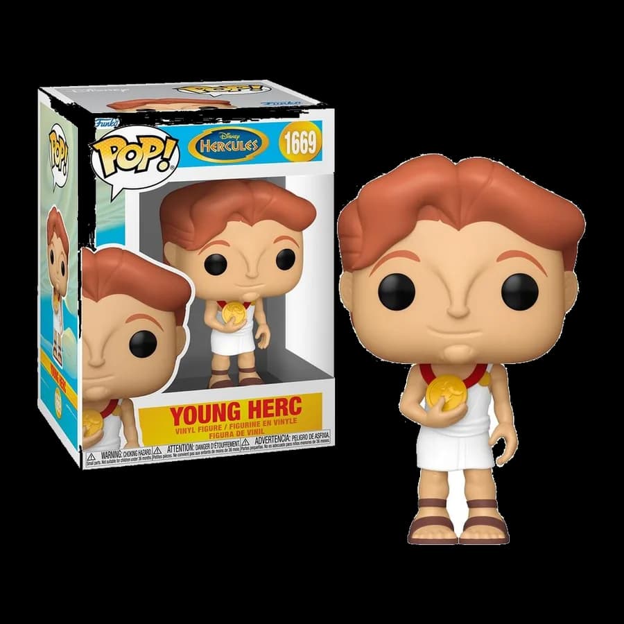 FUNKO POP! DISNEY: HERCULES (25th ANN.) - YOUNG HERC #1669 VINYL FIGURE