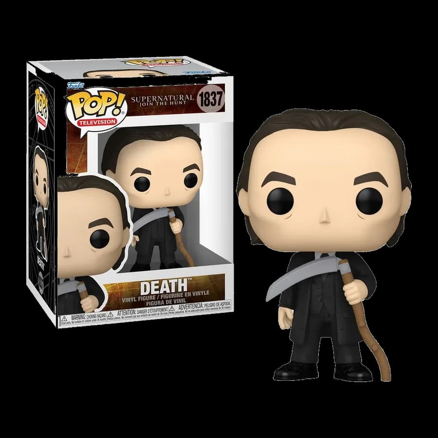 FUNKO POP! TELEVISION: SUPERNATURAL JOIN THE HUNT - DEATH #1837 VINYL FIGURE