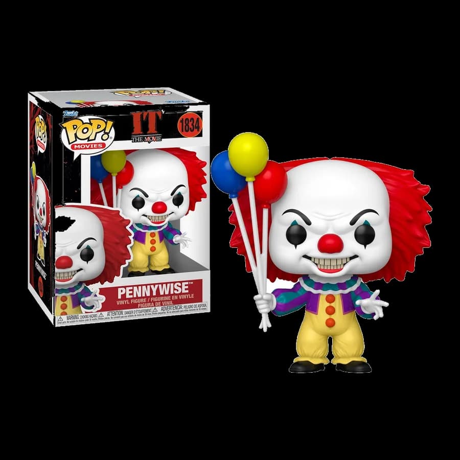 FUNKO POP! MOVIES: IT THE MOVIE - PENNYWISE (1990) #1834 VINYL FIGURE