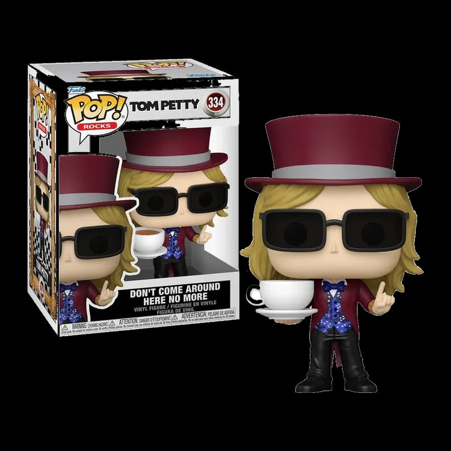 FUNKO POP! ROCKS: TOM PETTY - DON'T COME AROUND HERE NO MORE #334 VINYL FIGURE