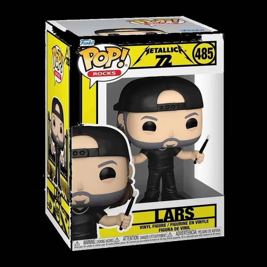 FUNKO POP! ROCKS: METALLICA 72 - LARS #485 VINYL FIGURE