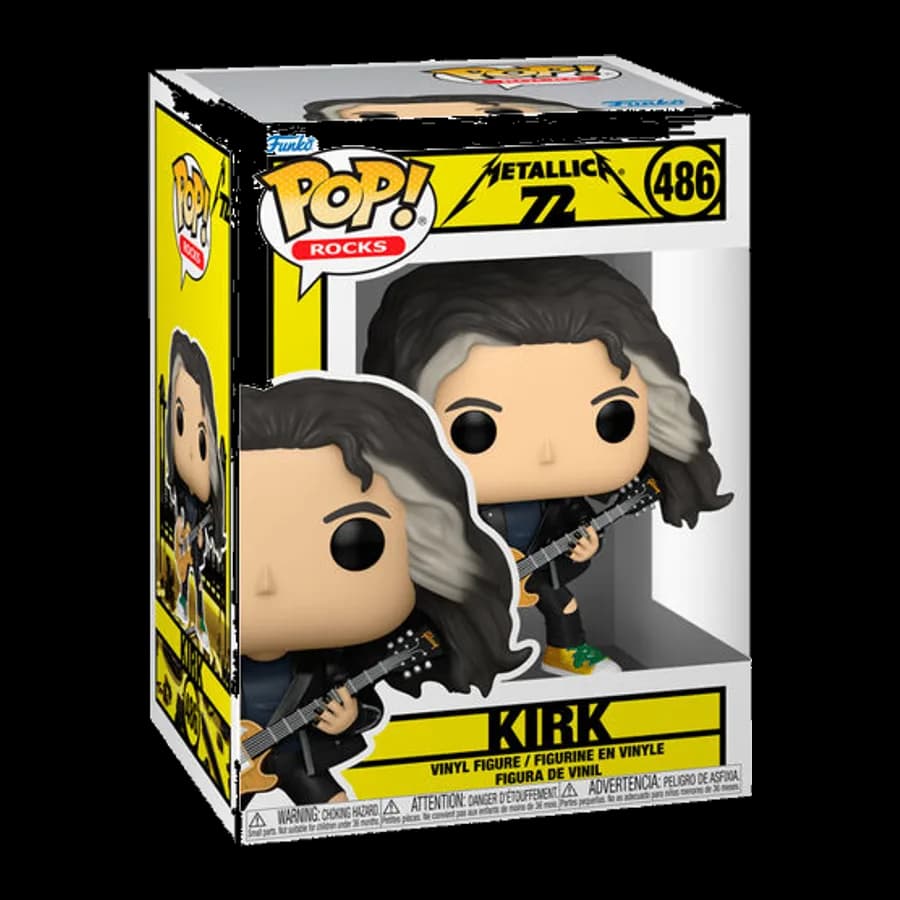 FUNKO POP! ROCKS: METALLICA 72 - KIRK #486 VINYL FIGURE
