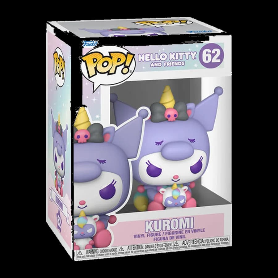 FUNKO POP! SANRIO: HELLO KITTY AND FRIENDS - KUROMI #62 VINYL FIGURE