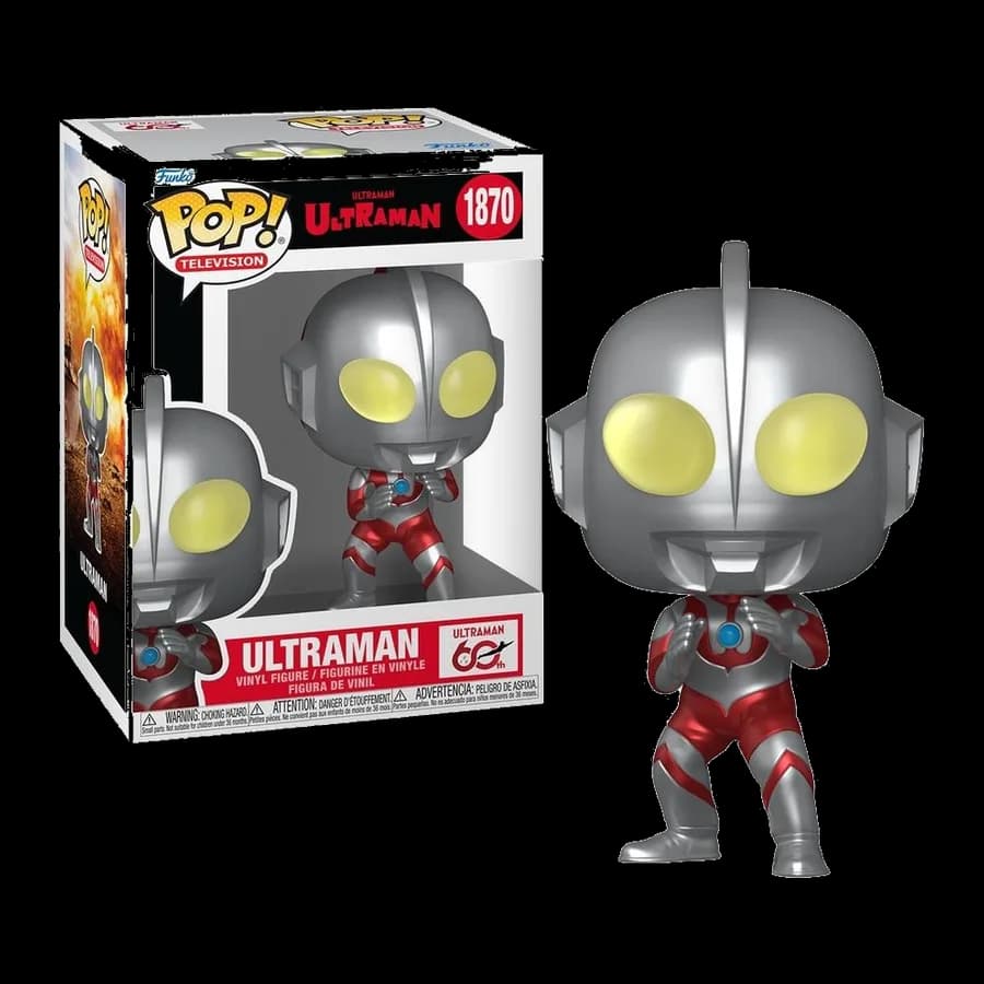 FUNKO POP! TELEVISION: ULTRAMAN (METALLIC) #1870 VINYL FIGURE