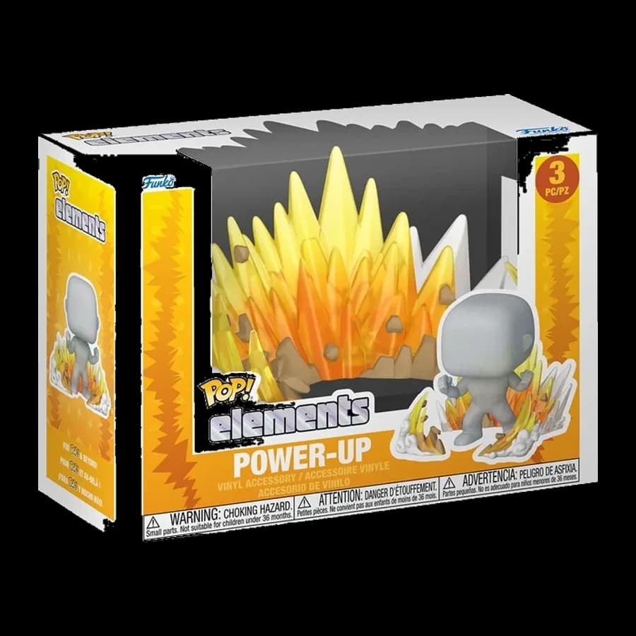 FUNKO POP! ELEMENTS: POWER UP (YELLOW) VINYL ACCESSORY