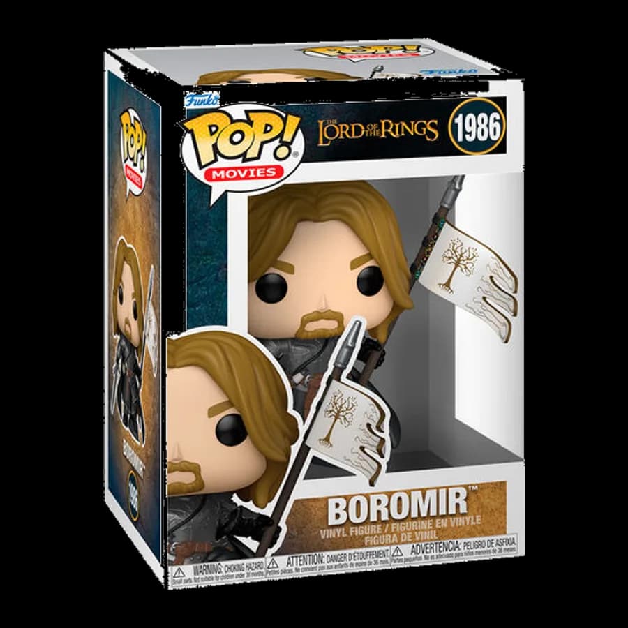 FUNKO POP! MOVIES: THE LORD OF THE RINGS - BOROMIR #1986 VINYL FIGURE