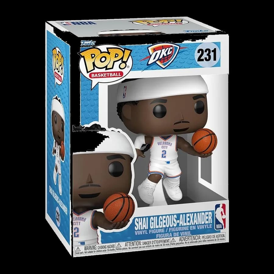 FUNKO POP! BASKETBALL: OKLAHOMA CITY THUNDER - SHAI GILGEOUS-ALEXANDER #231 VINYL FIGURE