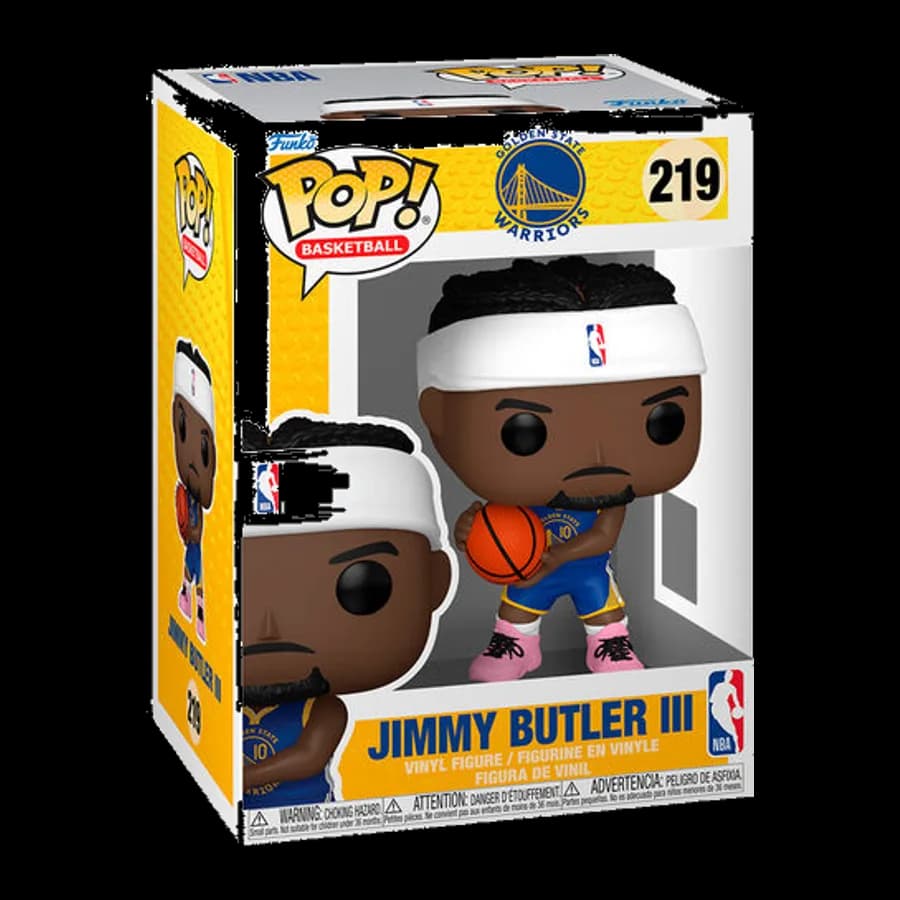 FUNKO POP! BASKETBALL: GOLDEN STATE WARRIORS - JIMMY BUTLER III #219 VINYL FIGURE