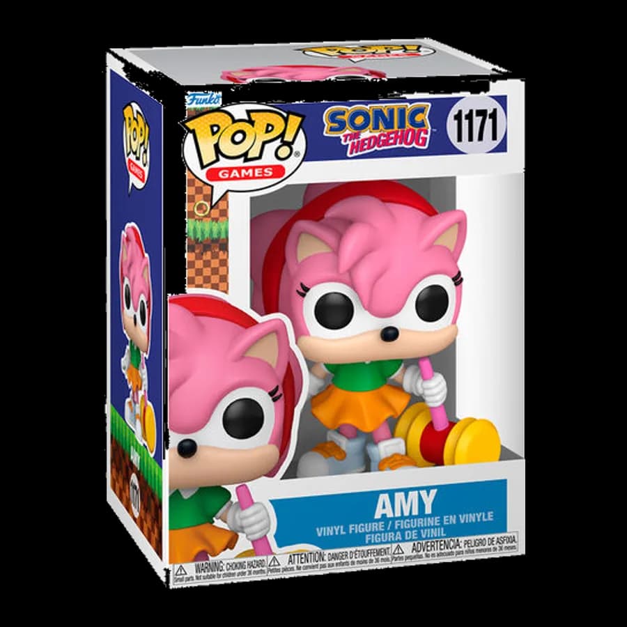FUNKO POP! GAMES: SONIC THE HEDGEHOG - AMY #1171 VINYL FIGURE