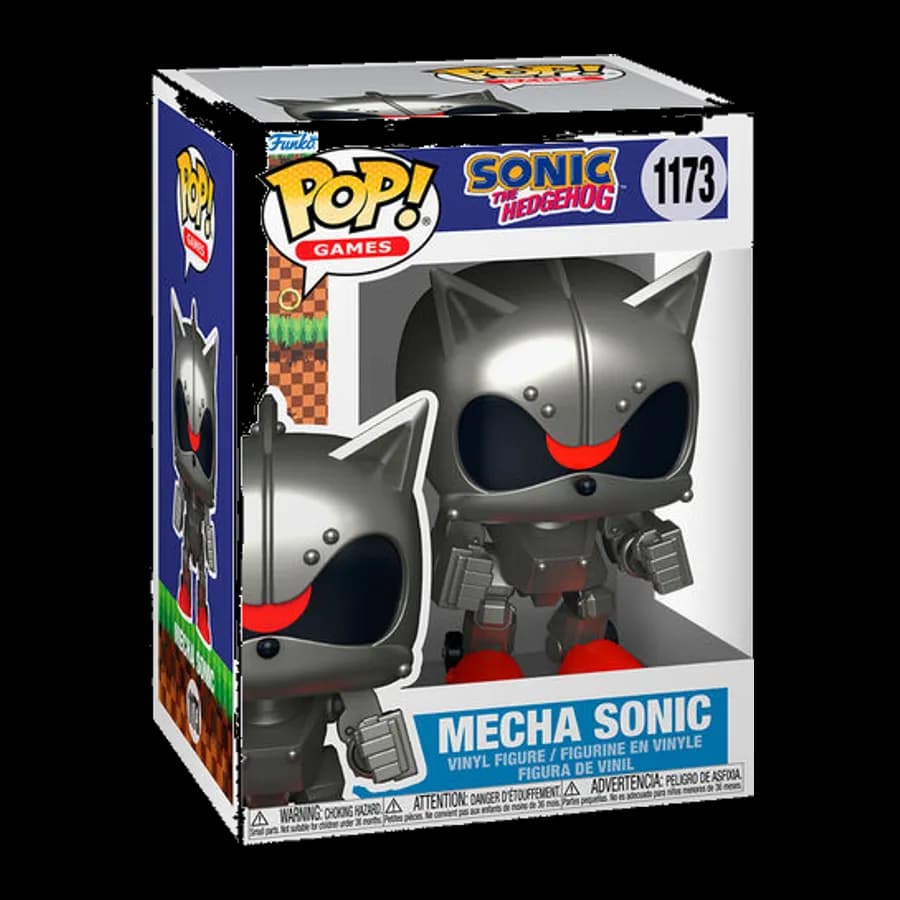 FUNKO POP! GAMES: SONIC THE HEDGEHOG - MECHA SONIC #1173 VINYL FIGURE