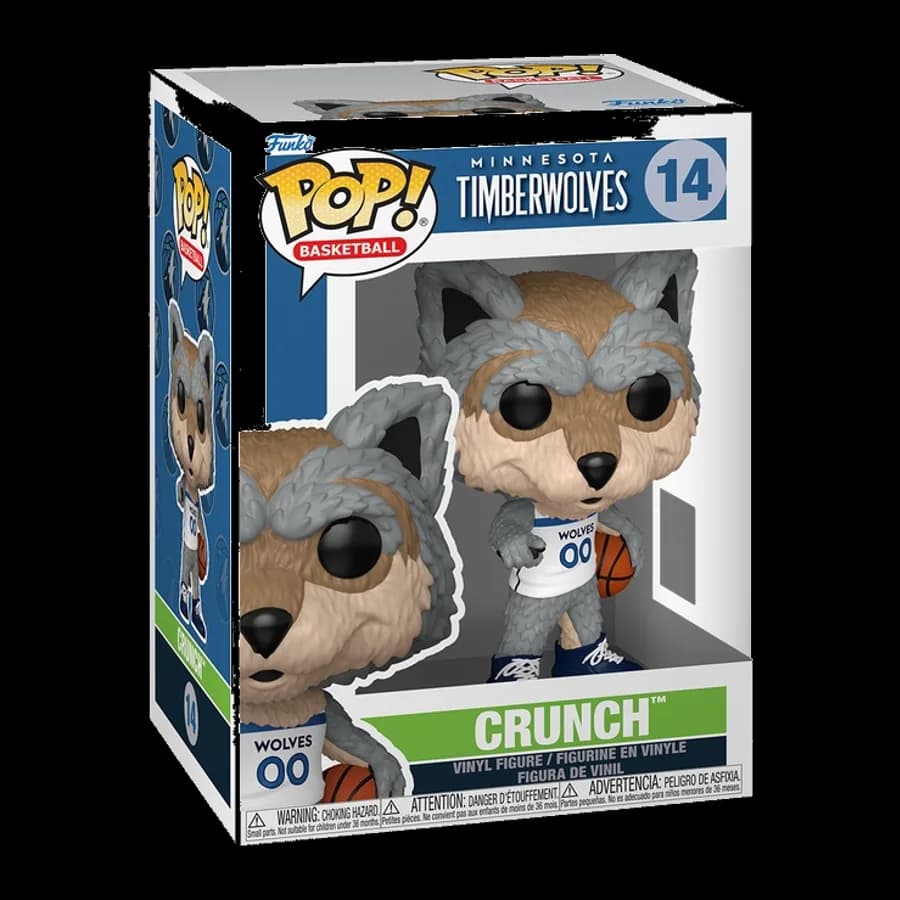 FUNKO POP! BASKETBALL: MINNESOTA TIMBERWOLVES - CRUNCH #14 VINYL FIGURE