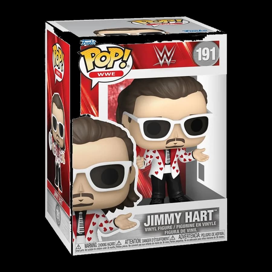 FUNKO POP! WWE: WORLD WRESTLING ENTERTAINMENT - JIMMY HART #191 VINYL FIGURE