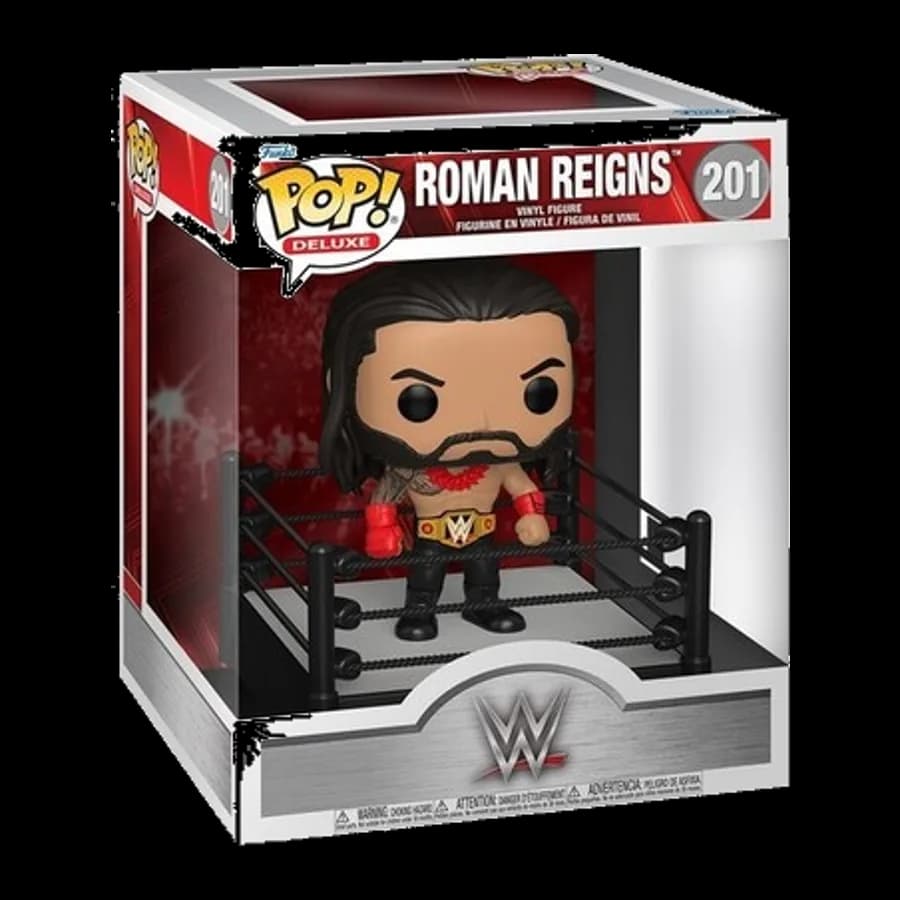 FUNKO POP! DELUXE: WWE - ROMAN REIGNS (IN RING) #201 VINYL FIGURE