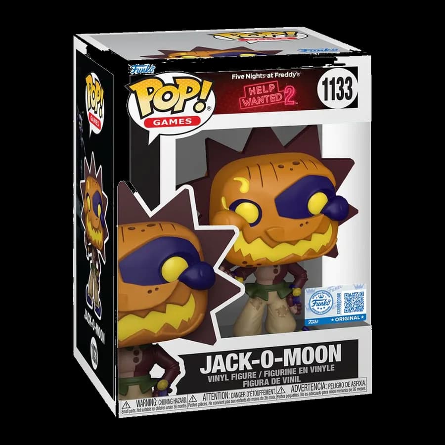 FUNKO POP! GAMES: FIVE NIGHTS AT FREDDYS (HELP WANTED 2) - JACK-O-MOON (SPECIAL EDITION) #1133 VINYL FIGURE