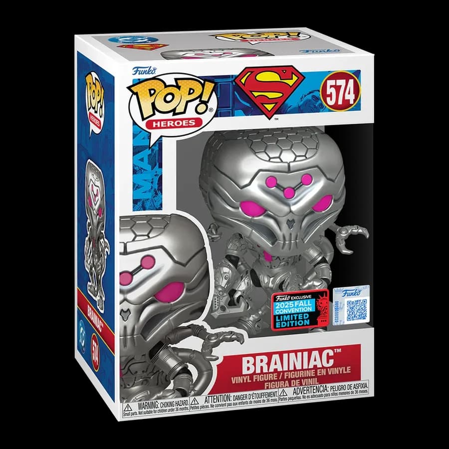 FUNKO POP! HEROES: DC - BRAINIAC (CONVENTION SPECIAL EDITION) #574 VINYL FIGURE