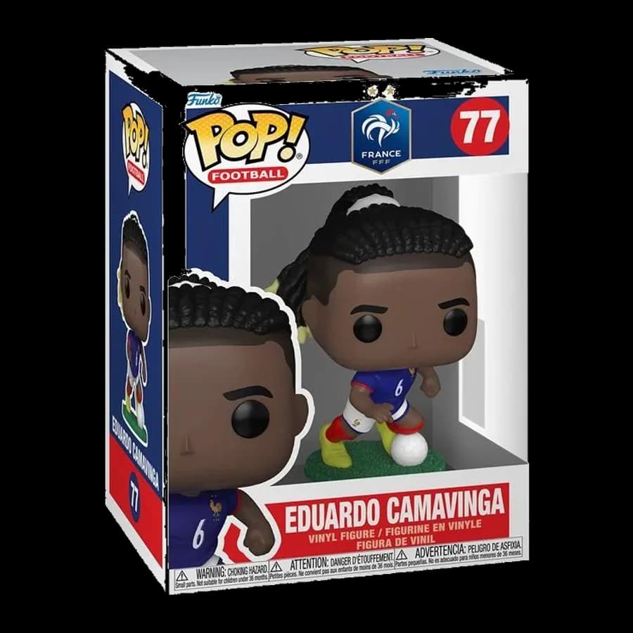 FUNKO POP! FOOTBALL: FRANCE - EDUARDO CAMAVINGA #77 VINYL FIGURE