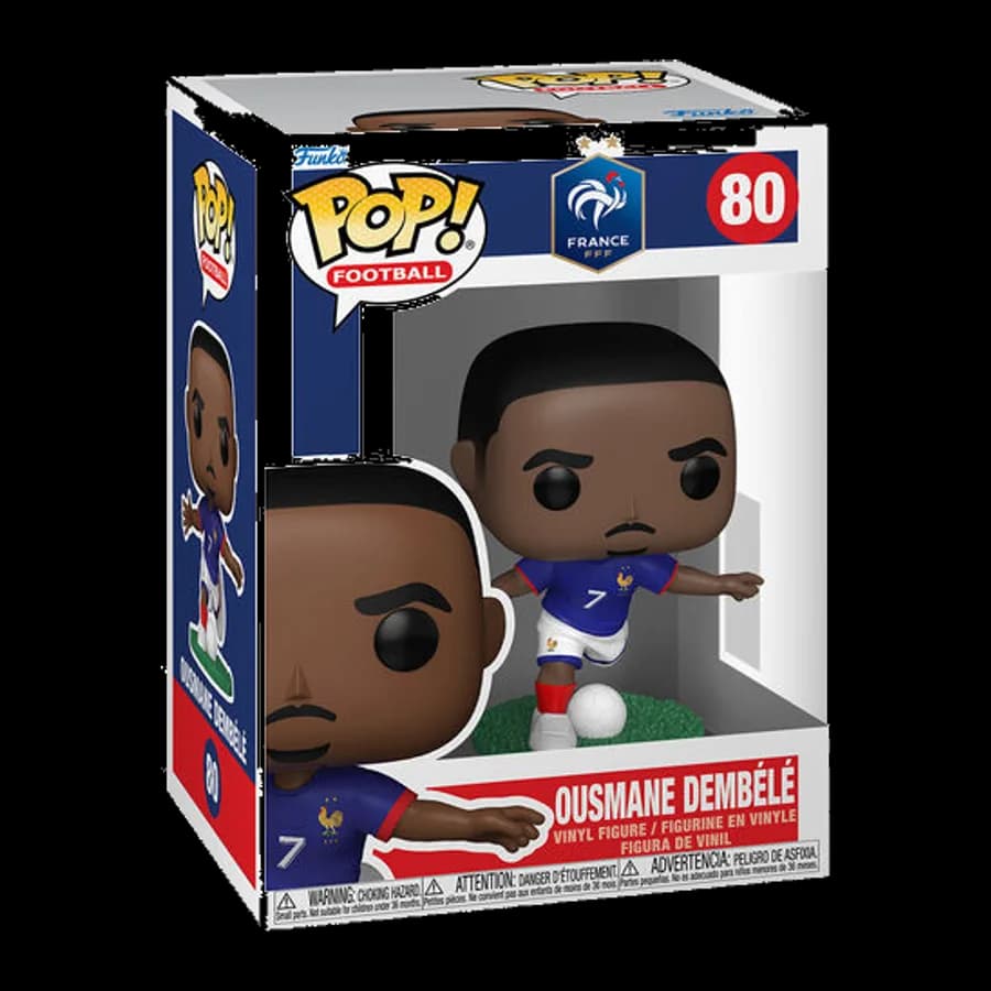 FUNKO POP! FOOTBALL: FRANCE - OUSMANE DEMBELE #80 VINYL FIGURE