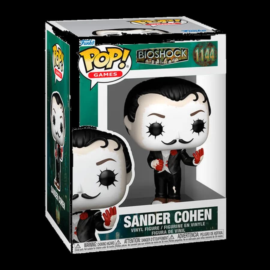FUNKO POP! GAMES: BIOSHOCK - SANDER COHEN #1144 VINYL FIGURE